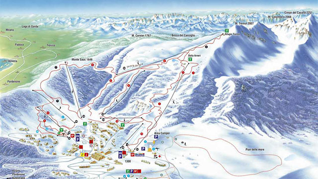 Piancavallo Piste Map